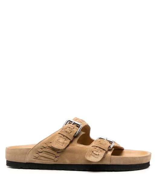 Isabel Marant Brown Lennyo Suede Sandals