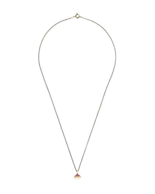 DALILA BARKACHE Pink 18Kt Diamond And Pearl Necklace