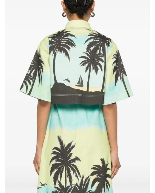 ALÉMAIS Sail Away シャツ Green