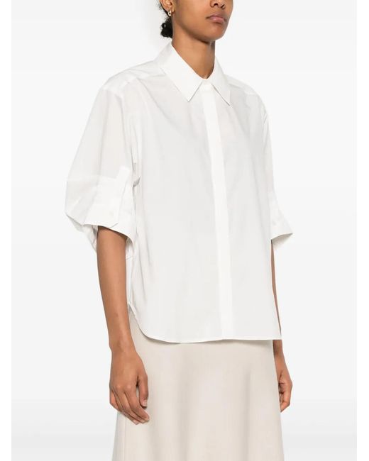 Jonathan Simkhai White Gemma Shirt