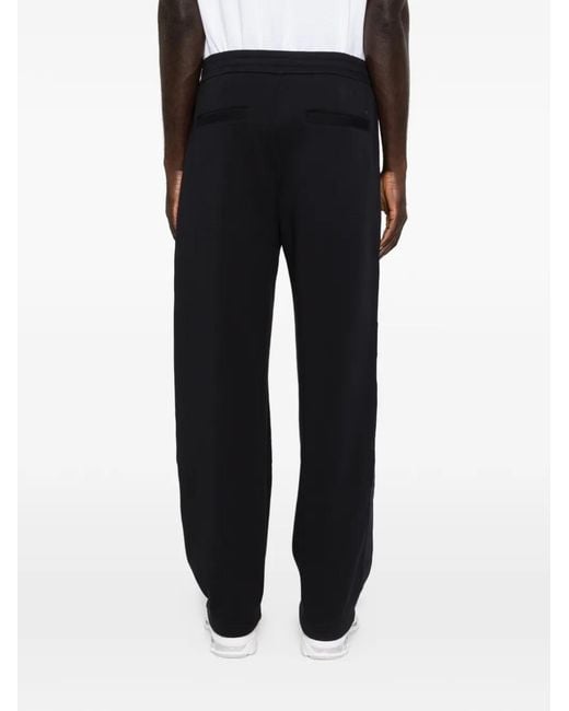 Emporio Armani Side Trim Trousers in Black for Men | Lyst Canada