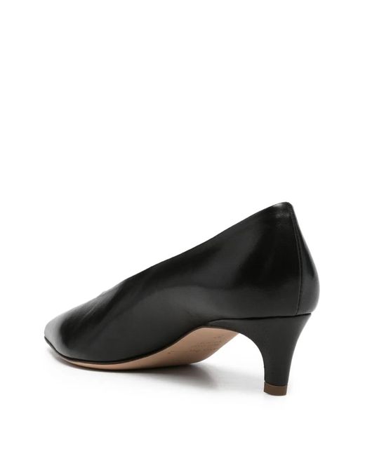 LORENA PAGGI Black Pointed-Toe Pumps