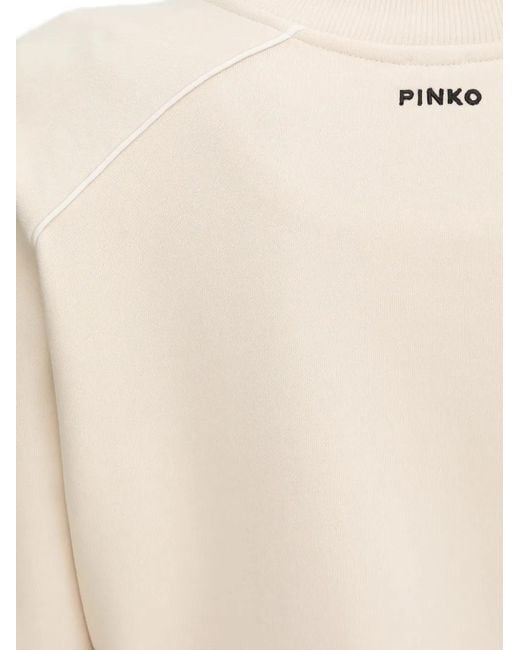 Pinko Natural Veste Zippée À Col Montant