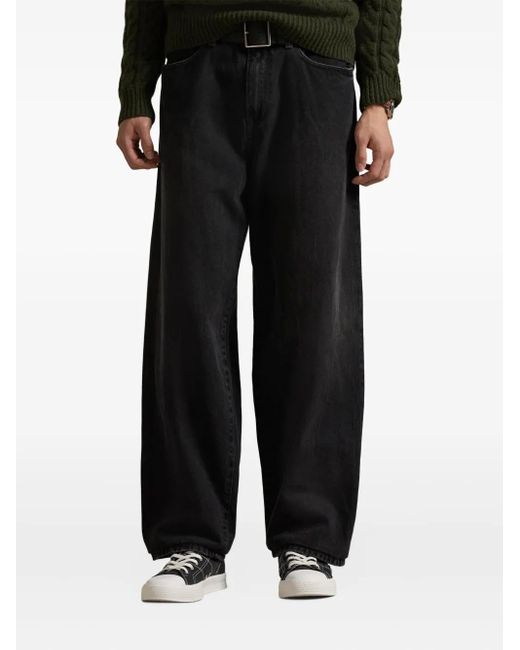 Polo Ralph Lauren Blue Rigid Denim Trousers for men
