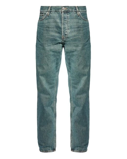 Samsøe & Samsøe Green Saeddie Button-Fastening Jeans for men