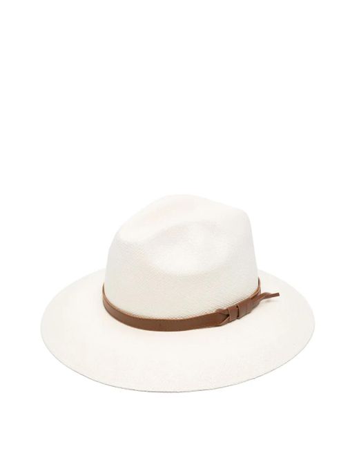 Fedora di Kiton in White