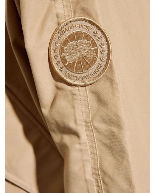 Canada Goose Natural Harrison Hooded Parka for men