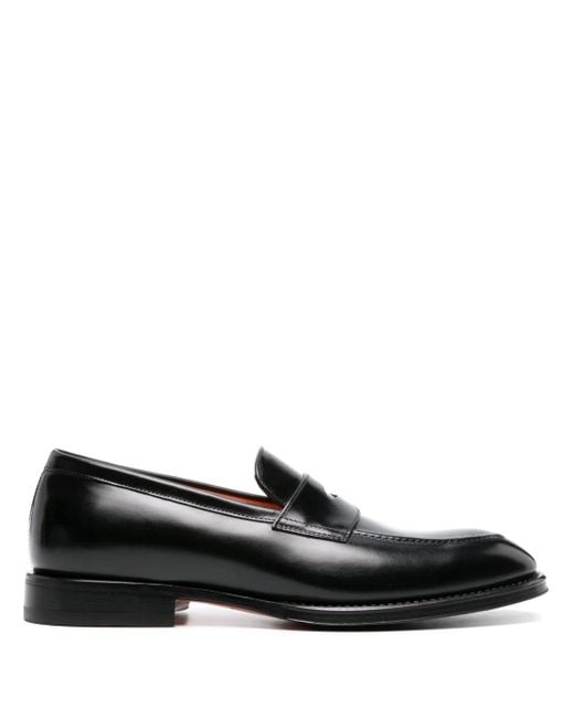 Santoni Klassische Penny-Loafer in Black für Herren