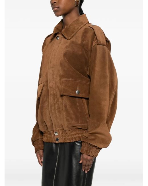Ludovic de Saint Sernin Brown Robert Patch Pocket Bomber