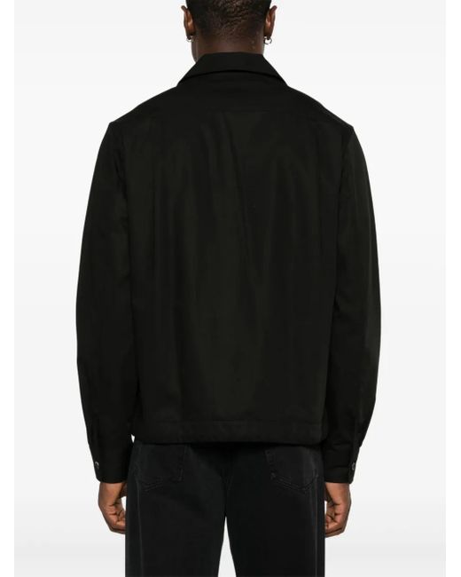 Givenchy Black 4G-Motif Poplin Jacket for men