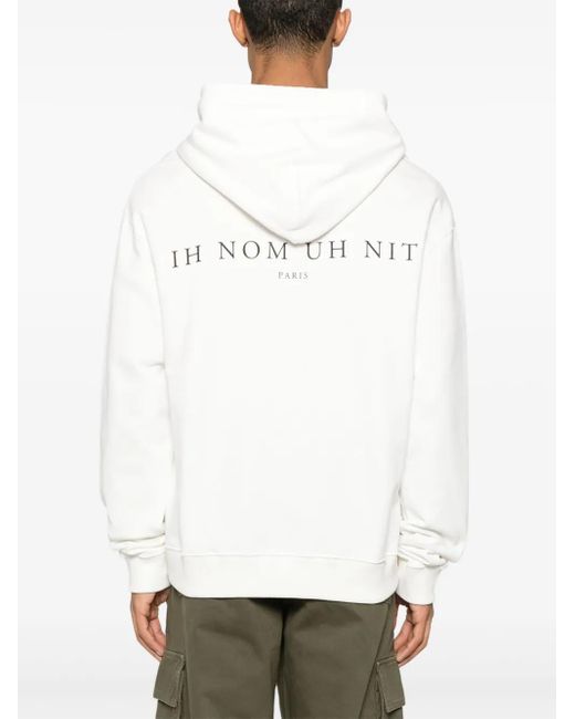 Ih Nom Uh Nit Hoodie Met Print in het White voor heren