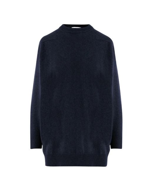 Pull À Bords Côtelés Jil Sander en coloris Blue