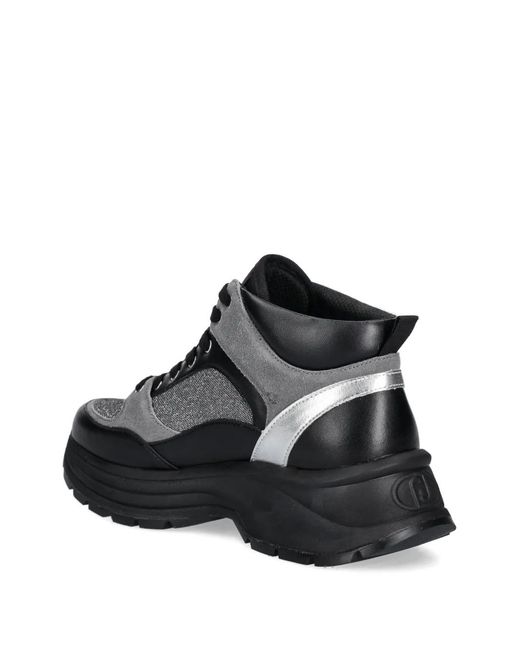 Liu Jo Black Trim Platform Sneakers
