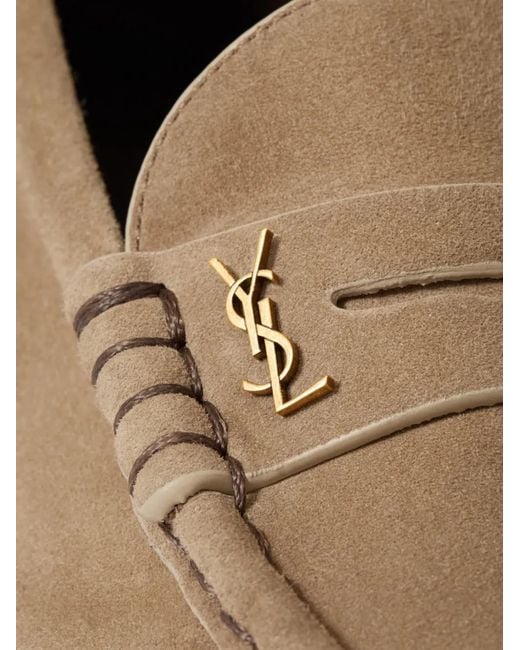 Saint Laurent Brown Le Loafer Supple