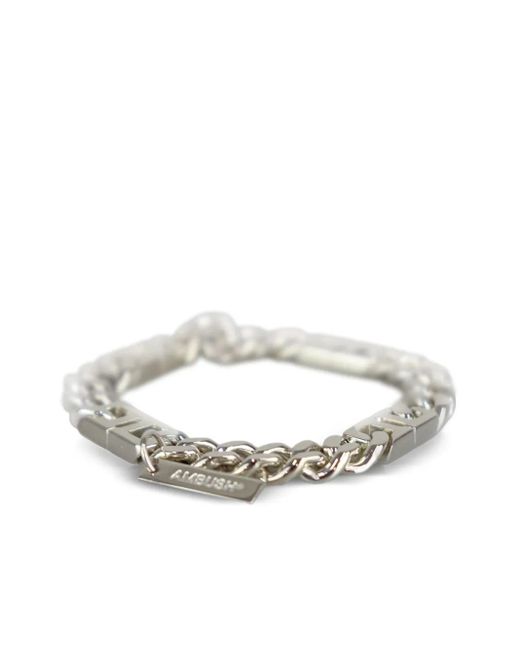 Ambush Metallic Monogram-Link Bracelet