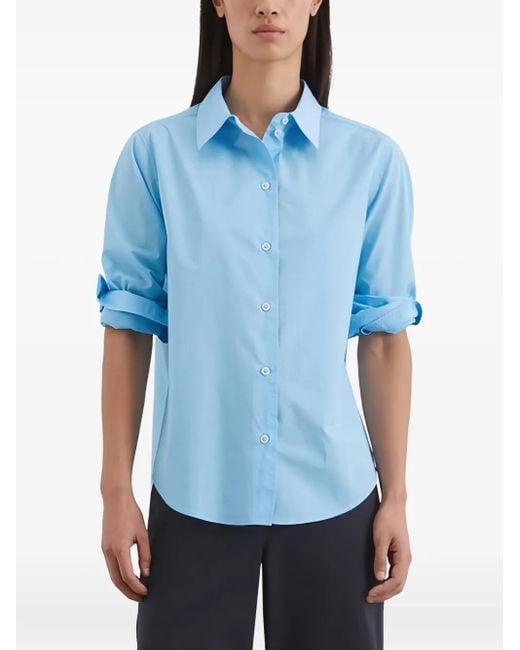Marc O' Polo Blue Button-Up Shirt