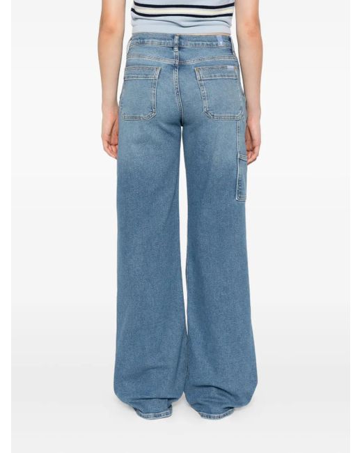 Jeans Utility di 7 For All Mankind in Blue