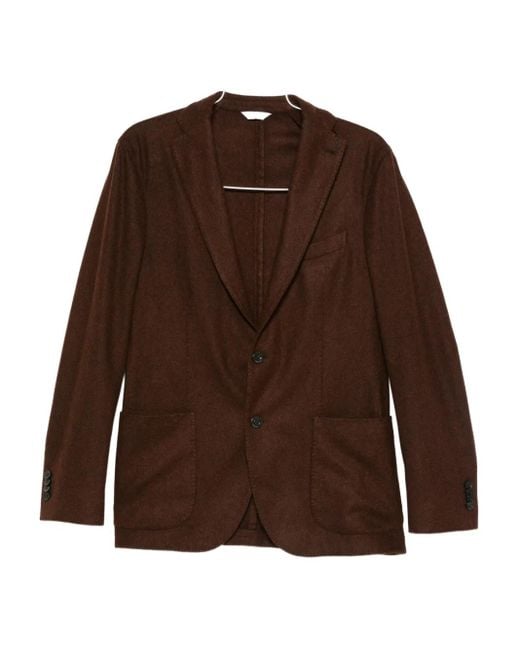 メンズ Boglioli Single-breasted Blazer Brown