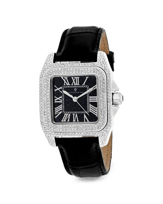 Christian Van Sant Black Montre Radieuse Mm