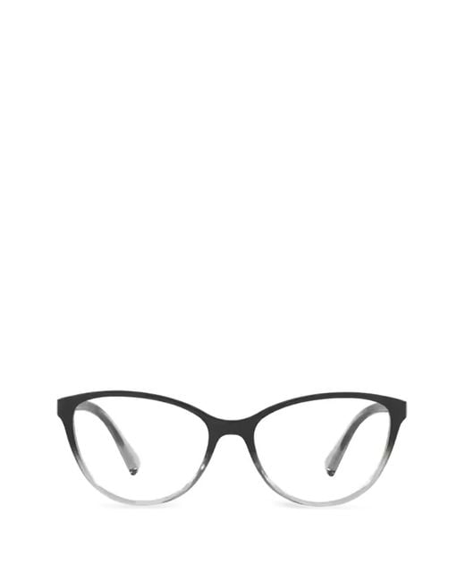 ARMANI EXCHANGE Black Gradient-Effect Cat-Eye Glasses