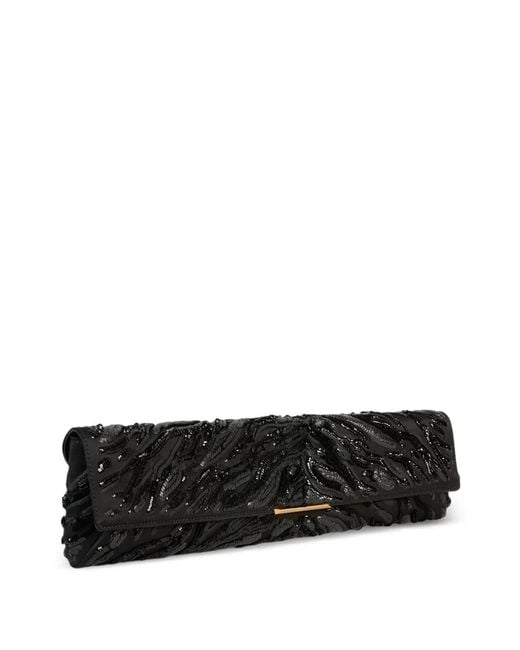 Balmain Black Long Clutch Bag