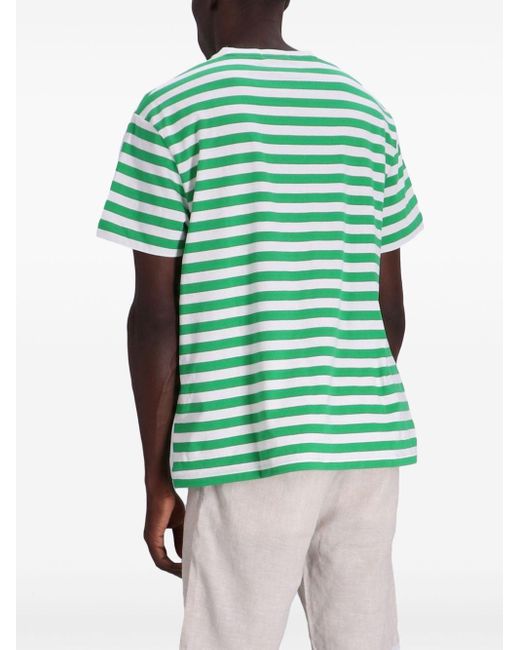Camiseta a rayas Polo Ralph Lauren de hombre de color Green