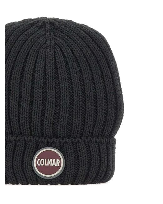 Berretto Con Applicazione Logo di Colmar in Black