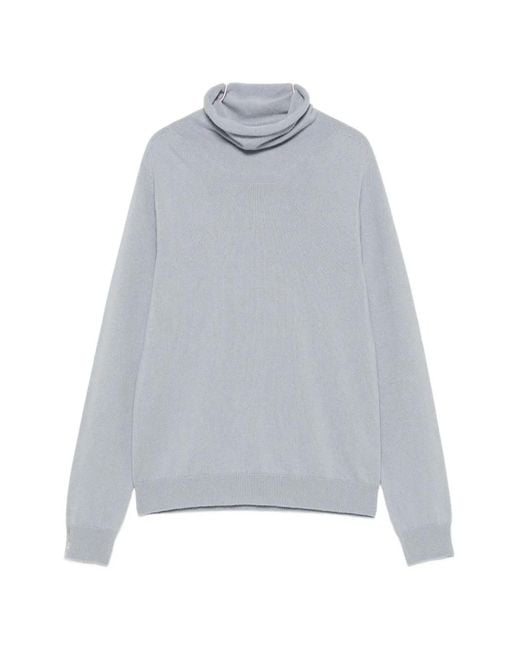 Peserico Gray Long-Sleeves Sweater