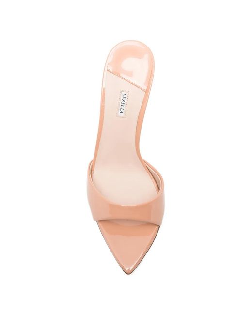 Le Silla Pink Bella Point-Toe Sandals