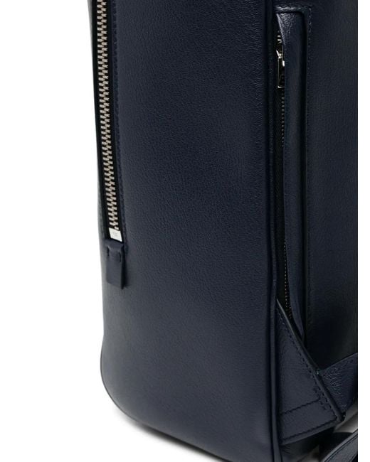 Tom Ford Blue Sac À Dos À Logo Imprimé for men