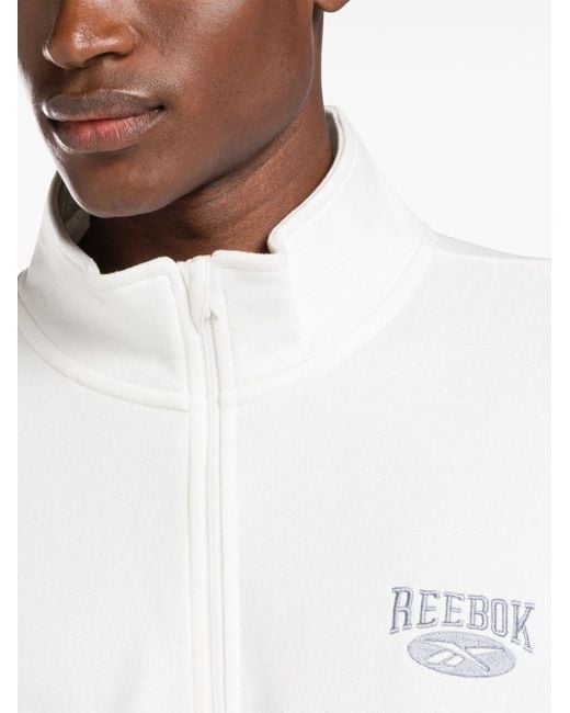 Reebok white shop sweatshirt