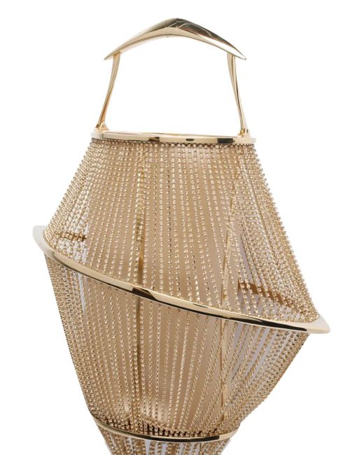 Petit Sac Cabas Lumière À Ornements En Cristal Benedetta Bruzziches en coloris Natural