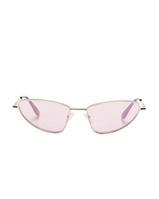 McQueen Pink T-Bar Cat-Eye Sunglasses