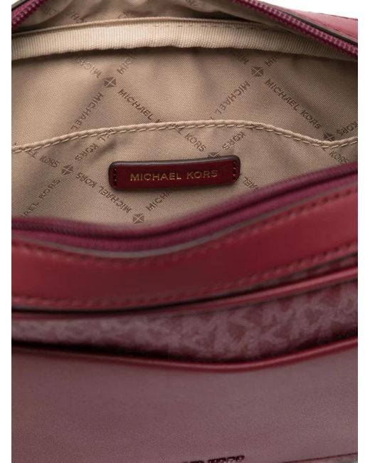 Michael Kors Purple Large Maeve Crossbody Bag