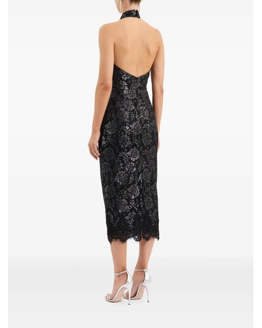 Rebecca Vallance Black Francaise Midi Dress