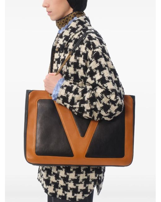 Valentino Garavani Gray Houndstooth Shirt Jacket for men