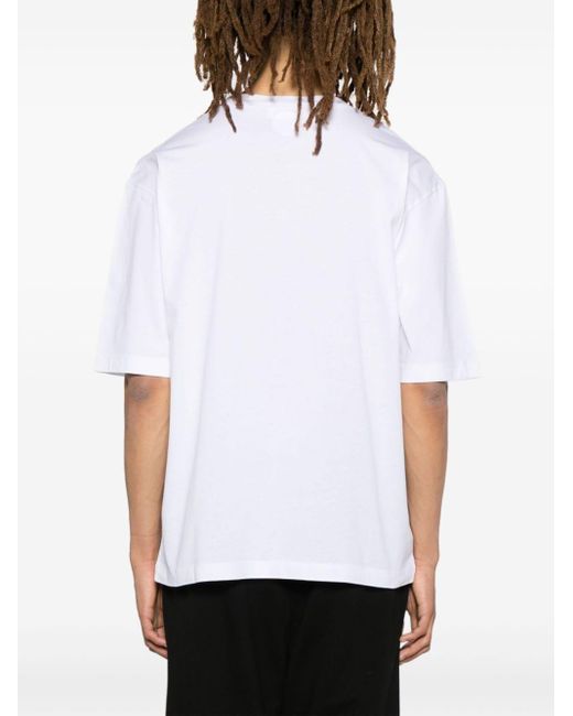 T-shirt con stampa di DSquared² in White da Uomo