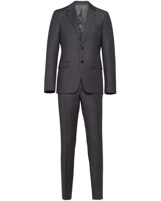 Prada Einreihiger Anzug in Gray für Herren