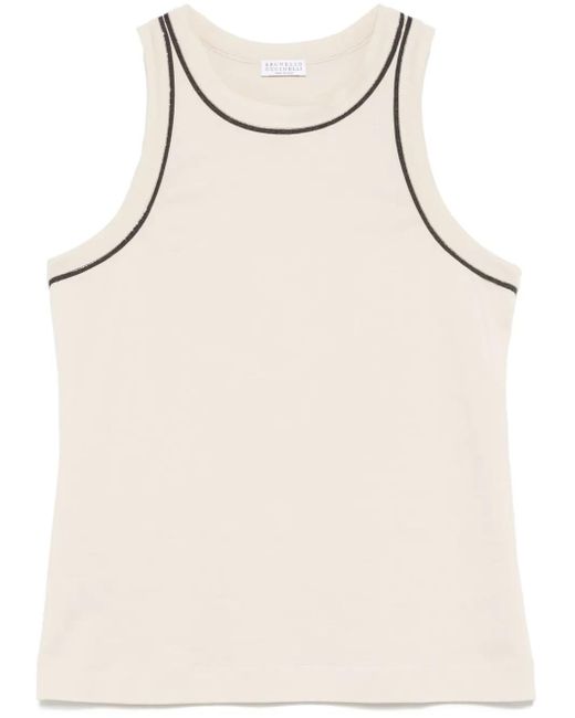 Brunello Cucinelli タンクトップ Natural