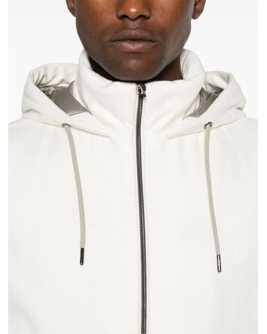 Herno White Resort Hooded Jacket for men