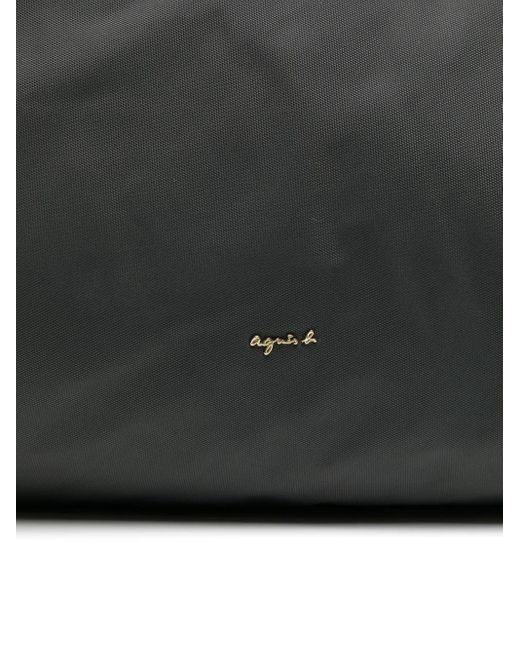 Agnes B. Black Round-Shape Holdall