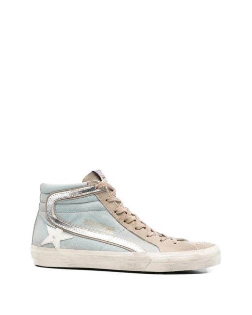 Golden Goose Deluxe Brand White Baskets Slide for men