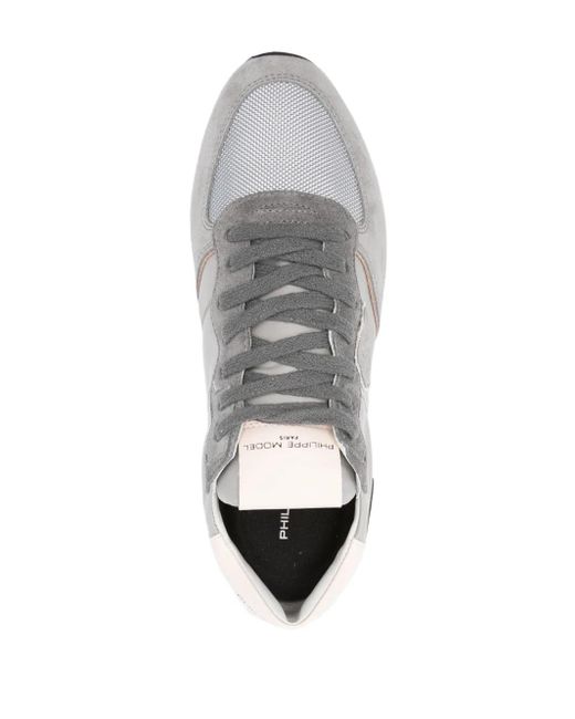 Philippe Model White Trpx Panelled Sneakers