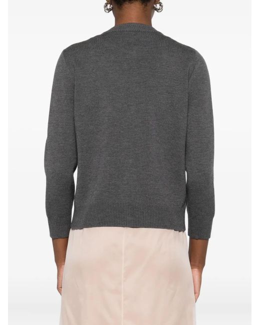 N°21 Gray Button-Up Cardigan