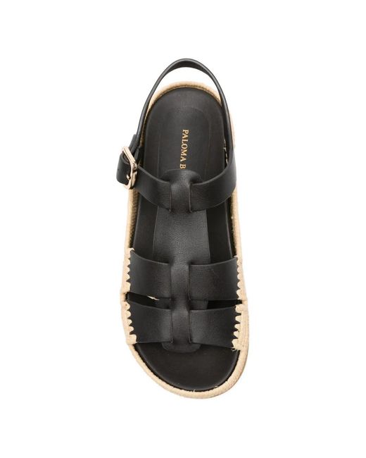 Paloma Barceló Brown Yuka Leather Sandals