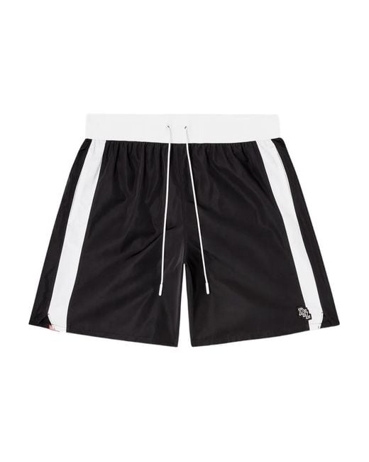 DIESEL Black Boxer-46-D-Pop Swim Shorts for men