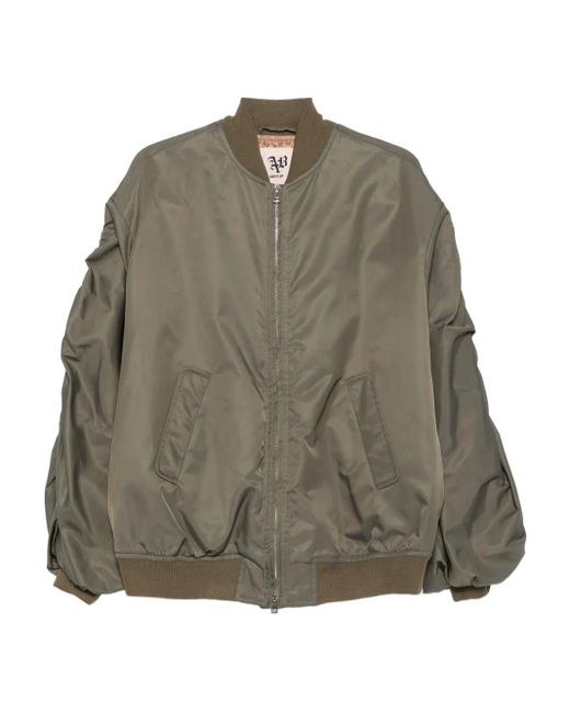 Aniye By Green Zip-Up Bomber Jacket