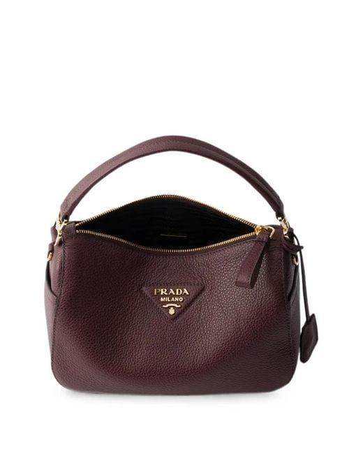 Prada Purple Small Leather Bag