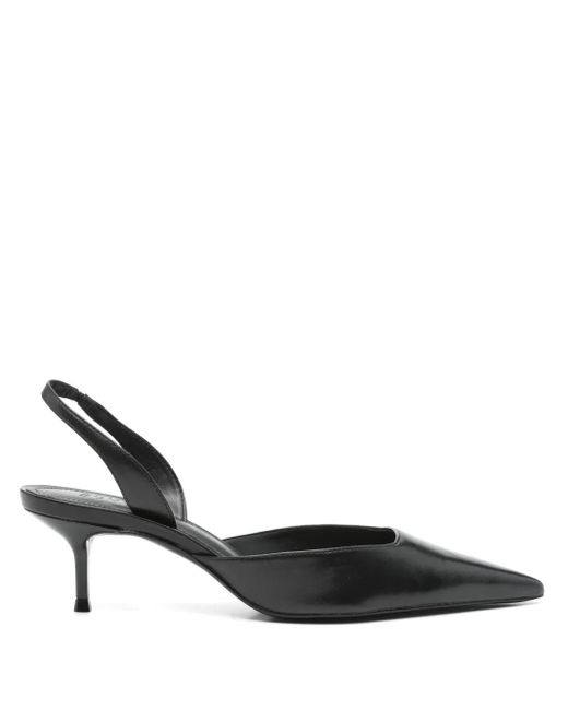 SCHUTZ SHOES Black 60Mm Leather Pumps