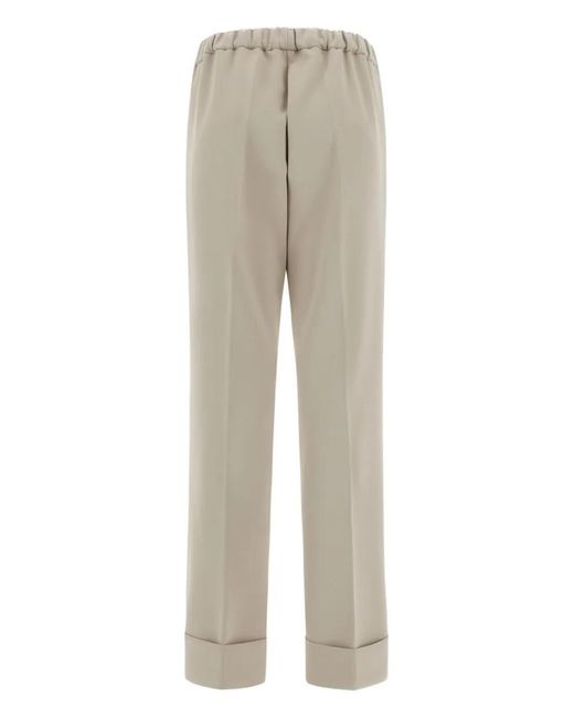 Herno Gray Drawstring Trousers